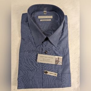 Geoffrey Beene Dress Shirt Men's Wrinkle Free No Iron Regular Fit 17.5, …